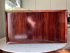 Mid-Century Danish Modern Poul Cadovius Designed Rosewood Record Cabinet / Desk