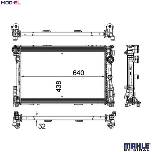 Radiator engine cooling - cooling, cr