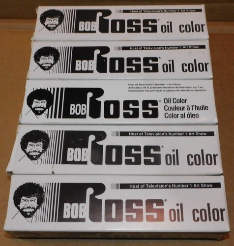 Lot bob ross oil - lot, 5
