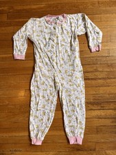 VINTAGE Looney Tunes Tweety Bird One Piece Pajamas Youth L All Over Print 90s