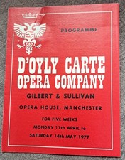 1977 oyly carte flyer - carte,
