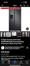 Samsung American Style Fridge Freezer with Water/Ice Dispenser