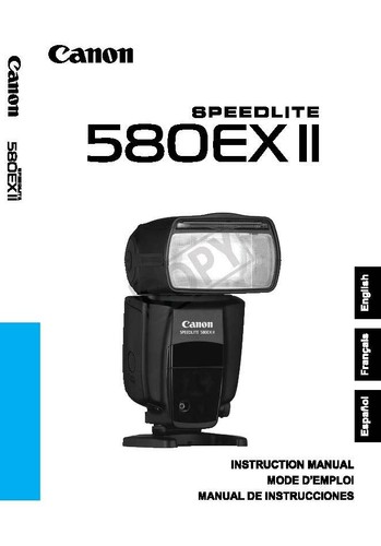 Canon speedlite 580ex is - 580ex, mk
