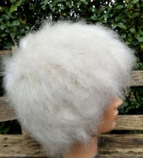 Luxurious Hand Knit Mohair Hat.Mega Thick Hairy Soft Fluffy 90% Hayfield Mohair