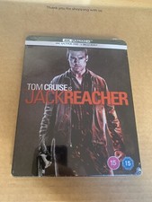Jack Reacher UK 4K UHD Blu Ray Steelbook NEW & SEALED Tom Cruise Action