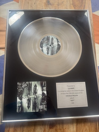 Ash 1977 platinum disc - 1977,