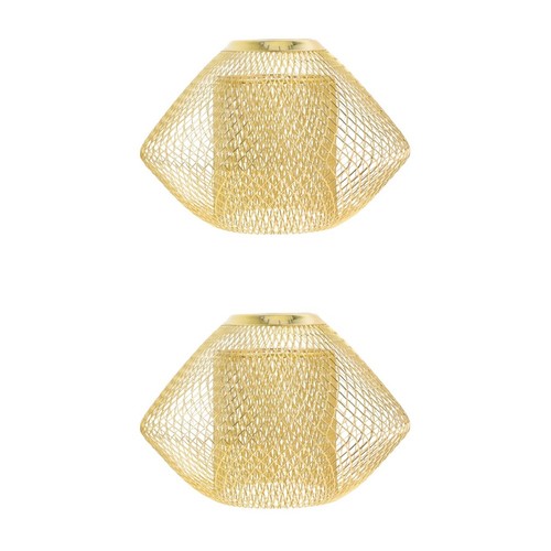 2pcs golden iron lamp shade - 2pcs,
