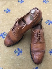 Gucci Shoes Lace Up Tan Brown