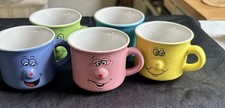 Funny Face Coffee Cups Five