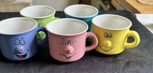 Funny face coffee cups - funny,