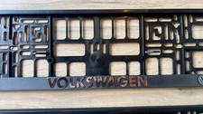 2x VOLKSWAGEN VW 3D chrome Car