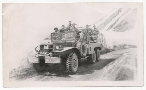 Wwii 1944 army 6x6 truck - us,