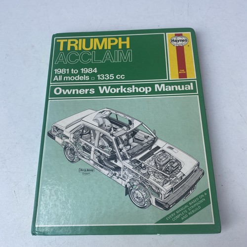Triumph acclaim haynes manual - triumph,