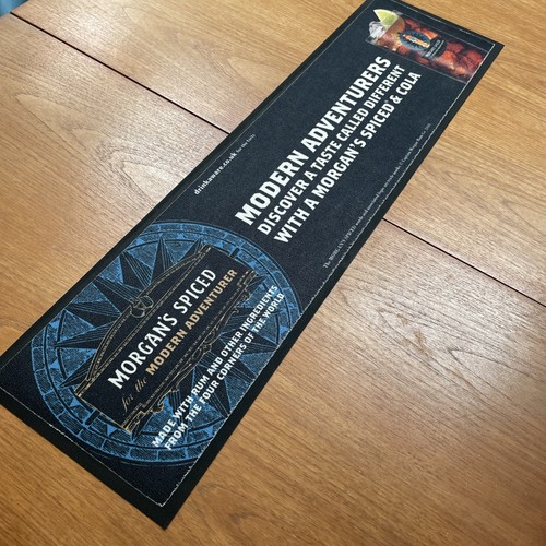 Morgan spiced rum beer mat - spiced,