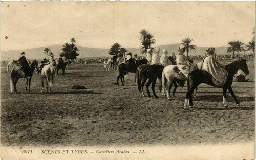 Old postcard algeria - old,