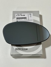 Genuine BMW E46 M3 Drivers Side Right Heated Wide Angle Blue Mirror Glass