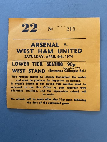 Arsenal west ham 1973 74 - arsenal,