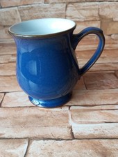 VINTAGE DENBY:   IMPERIAL BLUE CRAFTSMAN STYLE MUG - Unused 