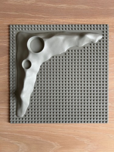 Vintage space lego baseplate - space,