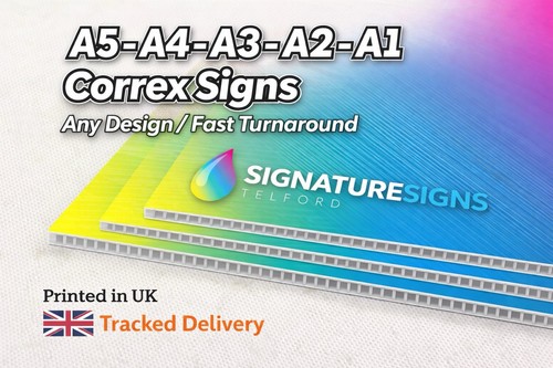 Custom correx sign - sign, board