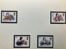 Queen Elizabeth ii 1980 Famous Authoresses Set MNH GB postage stamps
