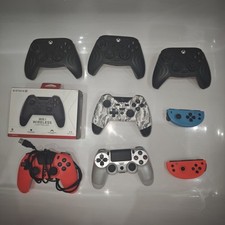 9 Faulty Controller Accessory Job lot Bundle Xbox PS4 Switch