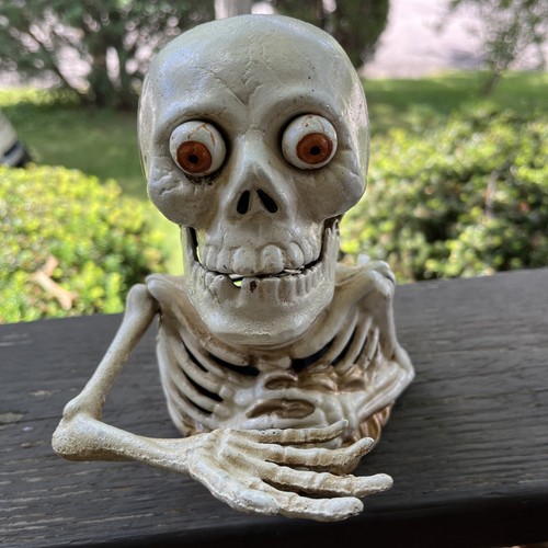 Vintage skeleton skull cast - vintage,