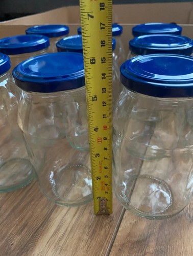 500ml glass jars with - 500ml,