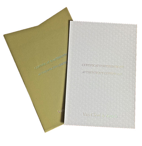 Van cleef certificate - cleef,