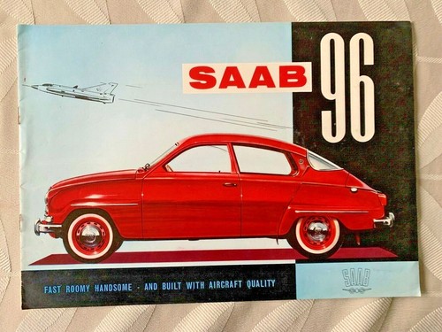 Vintage saab marketing - saab, 96