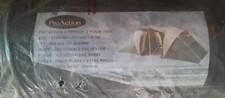 pro-action 4 man 2 room tent green/tan