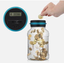 DIGITAL PIGGY BANK UK COIN