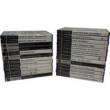 PlayStation 2 Games Job Lot Bundle Mixed Titles Collection - x25 Games Untested