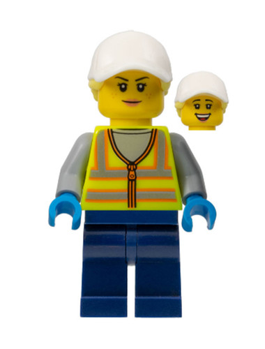 New lego forklift driver - forklift,