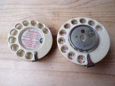 2 x VINTAGE CREAM G.P.O. TELEPHONE DIALS