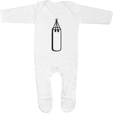 'Punching Bag' Baby Romper