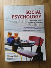 Social Psychology  Hogg And