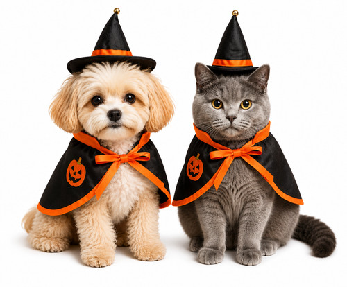 Halloween dog cat costume - cat,