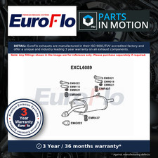 Exhaust Back / Rear Box fits