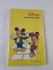 Walt Disney 1987 Vintage Photo Album Mickey Minnie Mouse USA Yellow NEW F2