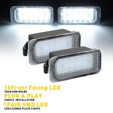 2x LED Number Plate Light For