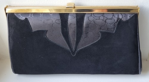 Gina black suede - /leather, bag