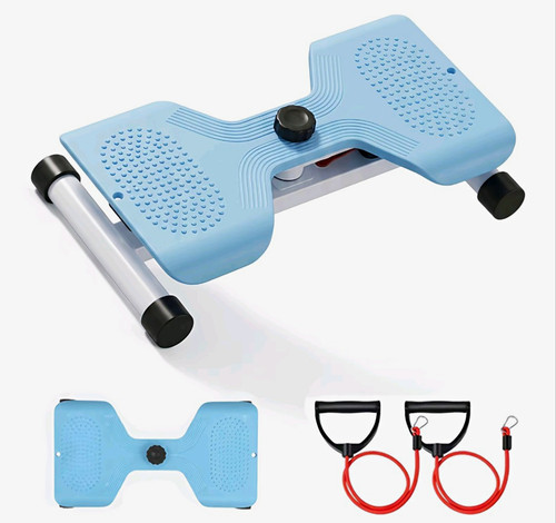 Blue plastic mini stepper - blue,