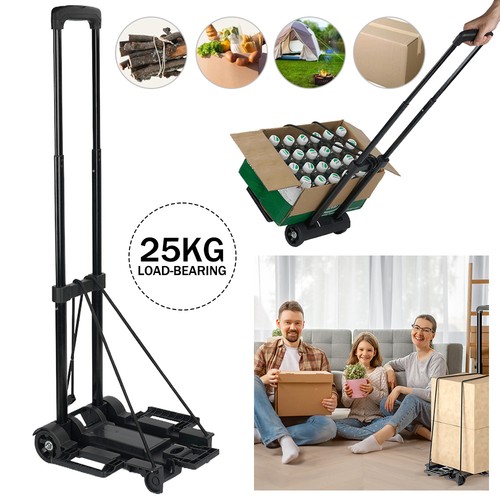 Portable folding luggage cart - folding,