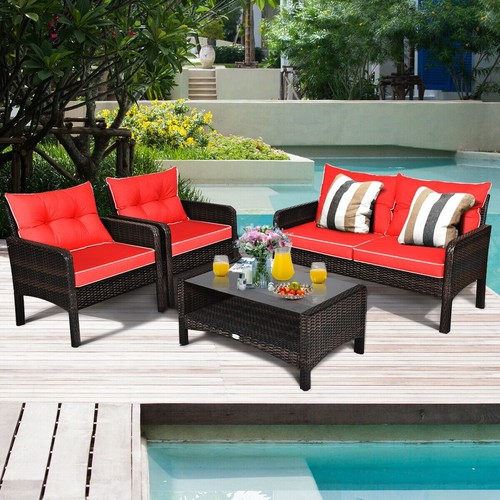 Pieces outdoor rattan wicker - 4,