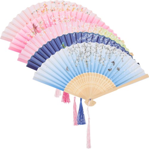 Pcs folding fans - fans, cloth