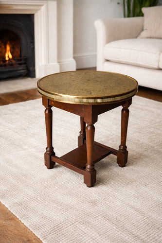Vintage coffee table - wood, &