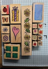 Bundle of  17 Wooden Block