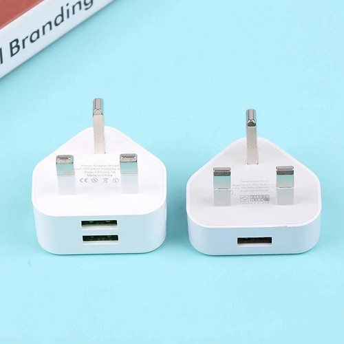 Pin dual usb plug adapter - pin,
