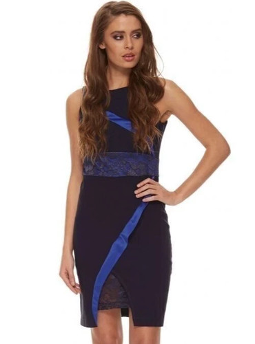 Asymmetric stripe lace - stripe,